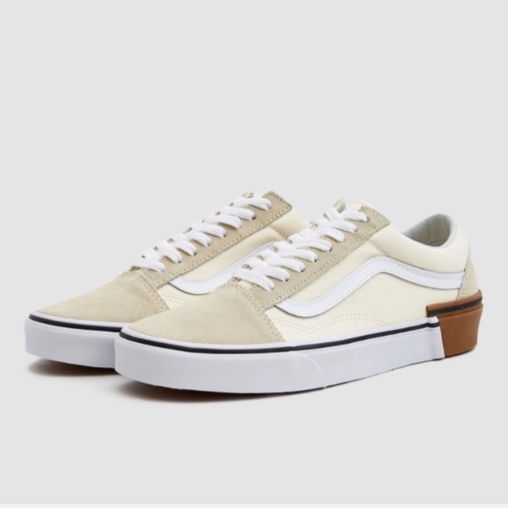 NWT Vans Old Skool Gum Block Skate Shoe W 9.5, M 8 - Picture 2 of 8